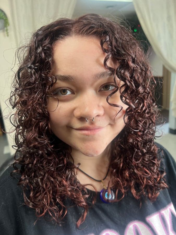 Ana R Cassano The Purple Curl Journey @Dawne’s Cutting Edge gallery image